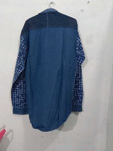 Blue Checkered Long Sleeve Shirt