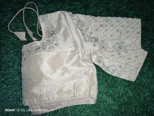Embellished Silk Blouse