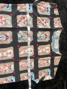Art Deco Fantasy Print Boxy Top – Playing Card