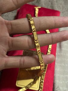 Gold Plated Chain 22 carat for men no colour fade