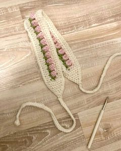 Floral Crochet Headband