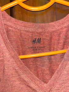 Slim Fit V Neck Tshirt