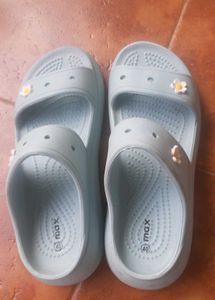 Cute Blue Daisy Slip-on Sandals