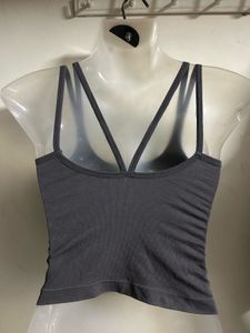 Dark Grey Spaghetti Strap Tank Top