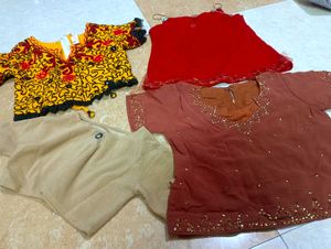 Set of 4 Ethnic Tops