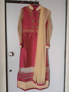 Elegant Pink Kurta with Dupatta