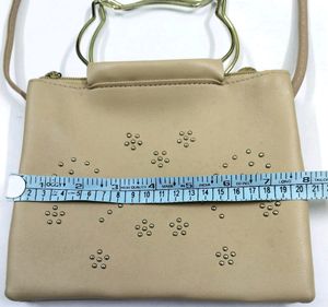 Sling bag 2 in one with golden metal stone/Stylish