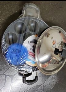 BRAND NEW APPUM PATRA WITH LID(12 Cups)