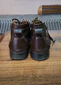 Men's Brown Leather Casual Shoes