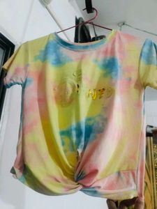 Tie-Dye Twisted T-Shirt
