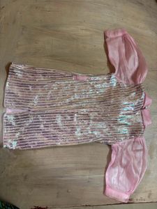 Sparkling Sequin Dress with Bow
