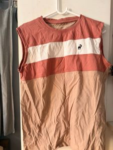 Men's Striped Sleeveless T-Shirt
