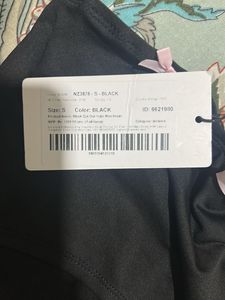 Chic Black Strapless Dress with Bows-New me