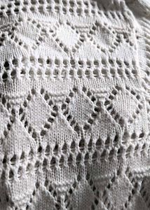 Zudio White Knit Cardigan