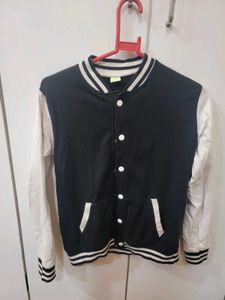 Varsity Style Bomber Jacket