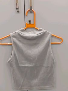 Sleeveless Mock Neck Top