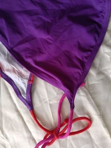 Stylish Bikini Bottom - Purple &amp; Orange