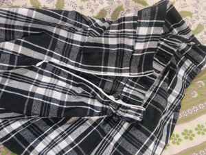 Plaid Pleated Mini Skirt