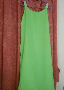 Sparkling Lime Green Kurta  sleeve attach