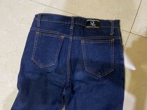 Raw Hem Bootcut Denim.