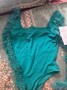 Emerald Green One-Piece Swimsuit