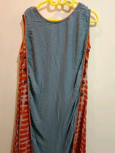 Embroidered Sleeveless Kurta
