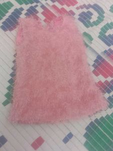 Pink Fuzzy Knit Top
