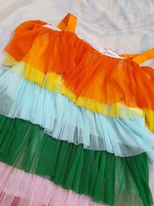 RUFFLE TIERED TOP FOR GIRLS🩷🧡