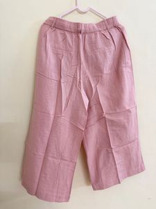 Pink Wide Leg Culottes