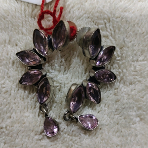 Silver look alike earing