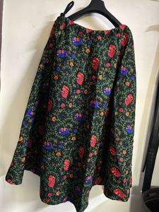 Boho Black Elephant Print Skirt