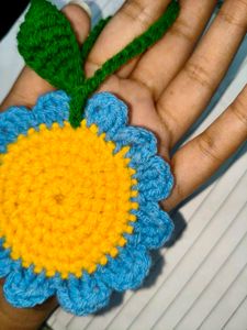Handmade Crochet Flower Charm