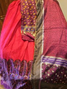 Micro Cotton Silk Langha and dupatta  Dandiya look