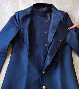 Men's Navy Blue Sherwani