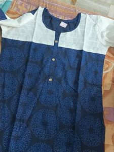 Blue Patterned | Straight Fit | S/M