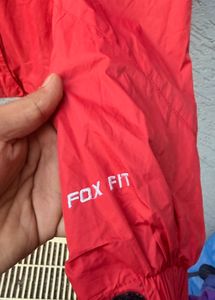 Fox Racing Red Hooded Jacket