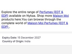 Nykaa Moi Cherie Perfume