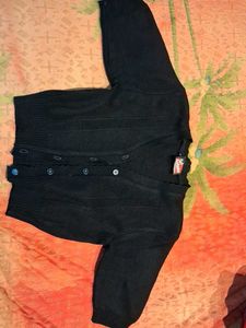 Classic Black Cardigan