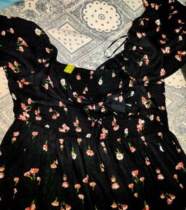 Black Floral Maxi Dress