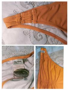 Vibrant Orange Bikini Bottom