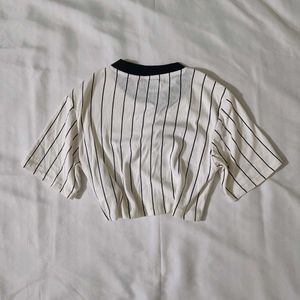 Oversized Crop T Shirt