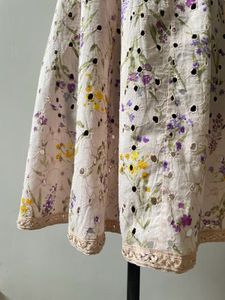 Floral Embroidered Fit &amp; Flare Dress