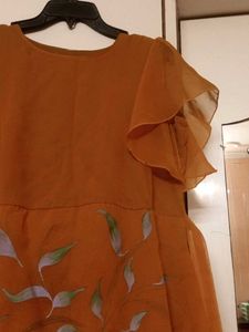Beautiful Orange Ethnic Gown
