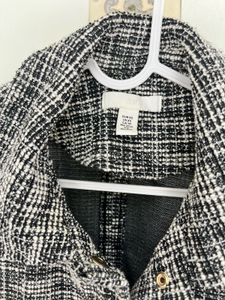 Cropped Tweed Jacket - Short Sleeve