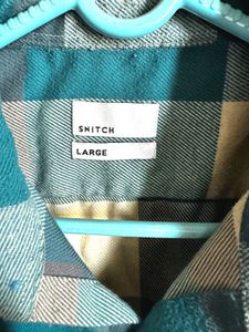 Snitch Men's Plaid Long Sleeve Shirt