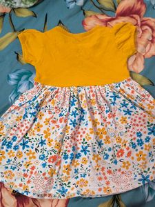 yellow Floral Dress