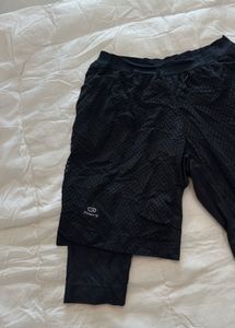 kalenji sport's Men's Black Athletic Shorts