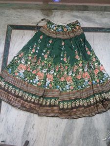 Beautiful Floral Print Lehenga Choli Set
