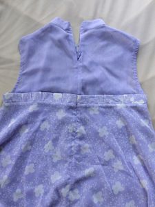 Lilac Floral Print Gown