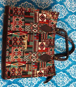 Unique Boho Tribal Print Satchel Bag